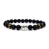 Positive Energy Bracelet with Buddhist Mantra & Buddha Charm