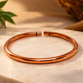 Copper Kada Bracelet for Men & Women | Adjustable Tamba Kada | Traditional Copper Bracelet