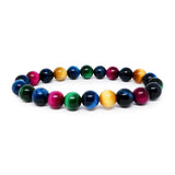 Multi Colour Tiger Eye Bracelet