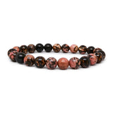 Love Healing Black Rhodonite Bracelet