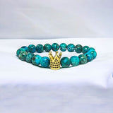 Exclusive Feroza Bracelet – Gold-Plated CZ Crown, Luxury & Style Combined