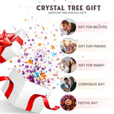 Positive Energy, Fortune, Money &  Good Luck 7 Chakra Tree Bonsai, Feng Shui Decor, Crystal Tree Spiritual Gifts