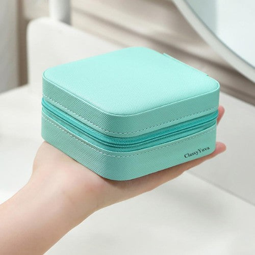 Compact and Chic Jewelry Storage Box