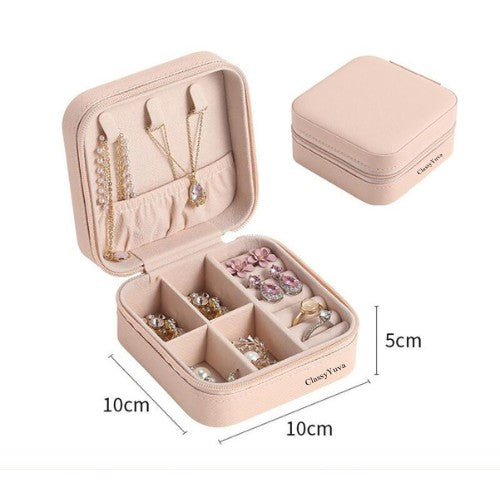 Compact and Chic Jewelry Storage Box