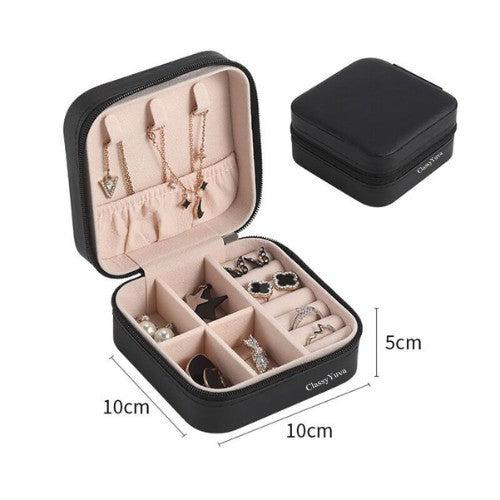 Compact and Chic Jewelry Storage Box