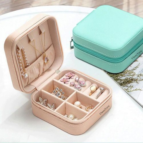 Compact and Chic Jewelry Storage Box