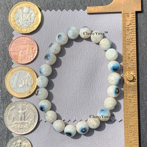 ClassyYuva™ Glacial Blue Evil Eye Protector