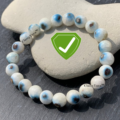 ClassyYuva™ Glacial Blue Evil Eye Protector