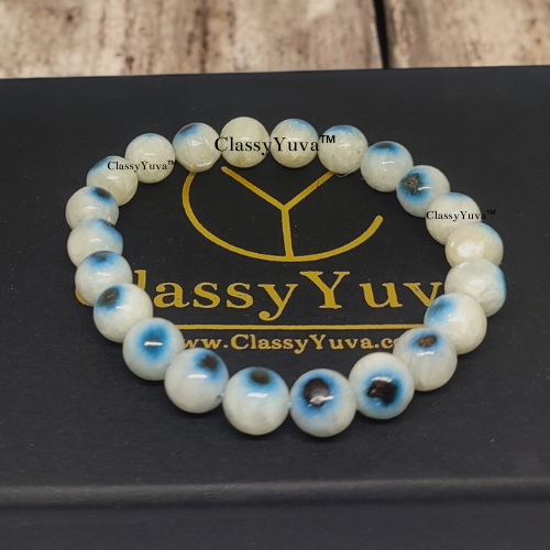 ClassyYuva™ Glacial Blue Evil Eye Protector