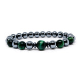 Tiger Eye Bracelet with Hematite