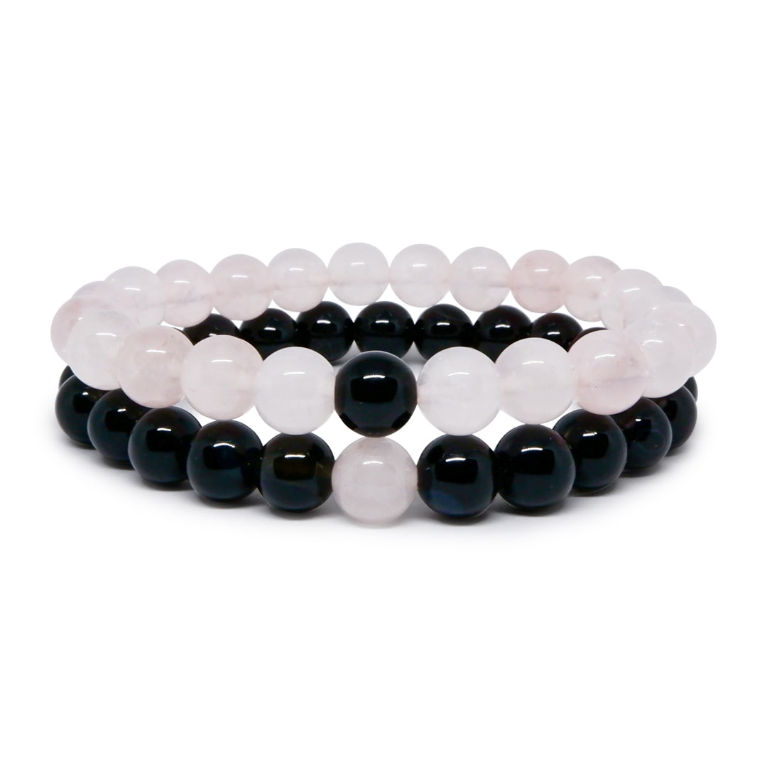Rose Quartz Couple Bracelet