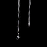 Italian Stainless Steel Square Shape Diamond Cut Chain for Men