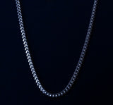 Italian Stainless Steel Square Shape Diamond Cut Chain for Men