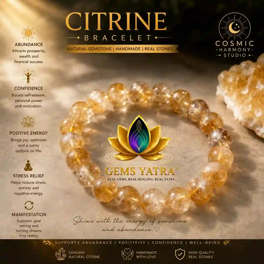 Money Magnet Citrine Bracelet
