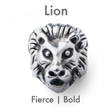 Tiger Eye Bracelet with Lion Head