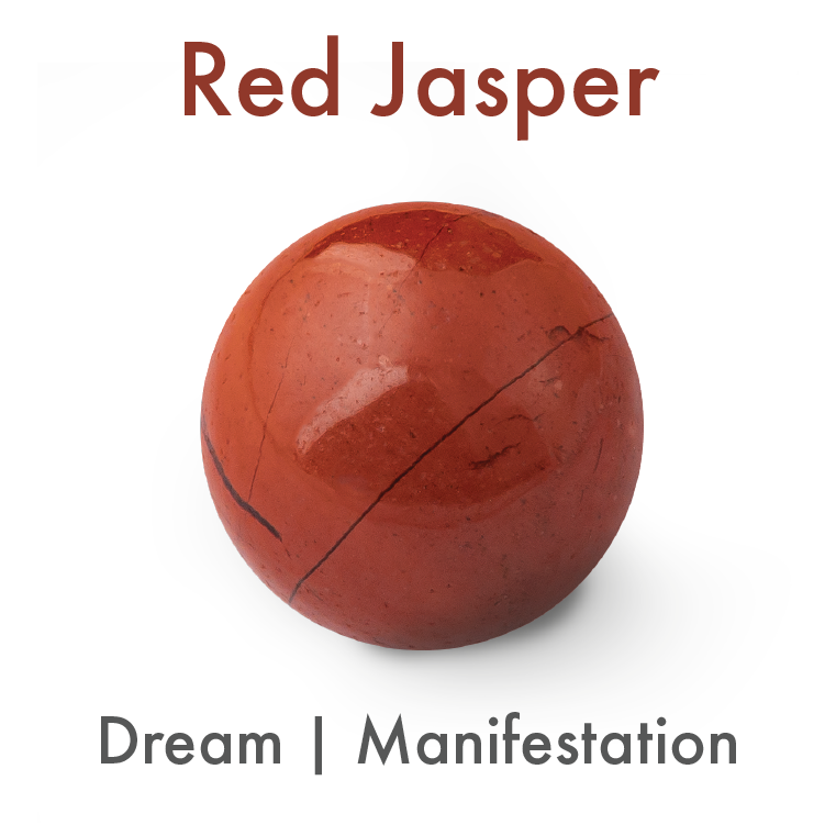 Chase Your Dreams Red Jasper Bracelet with CZ Charm