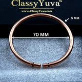 Exquisite 5mm round shape copper bracelet/Kada