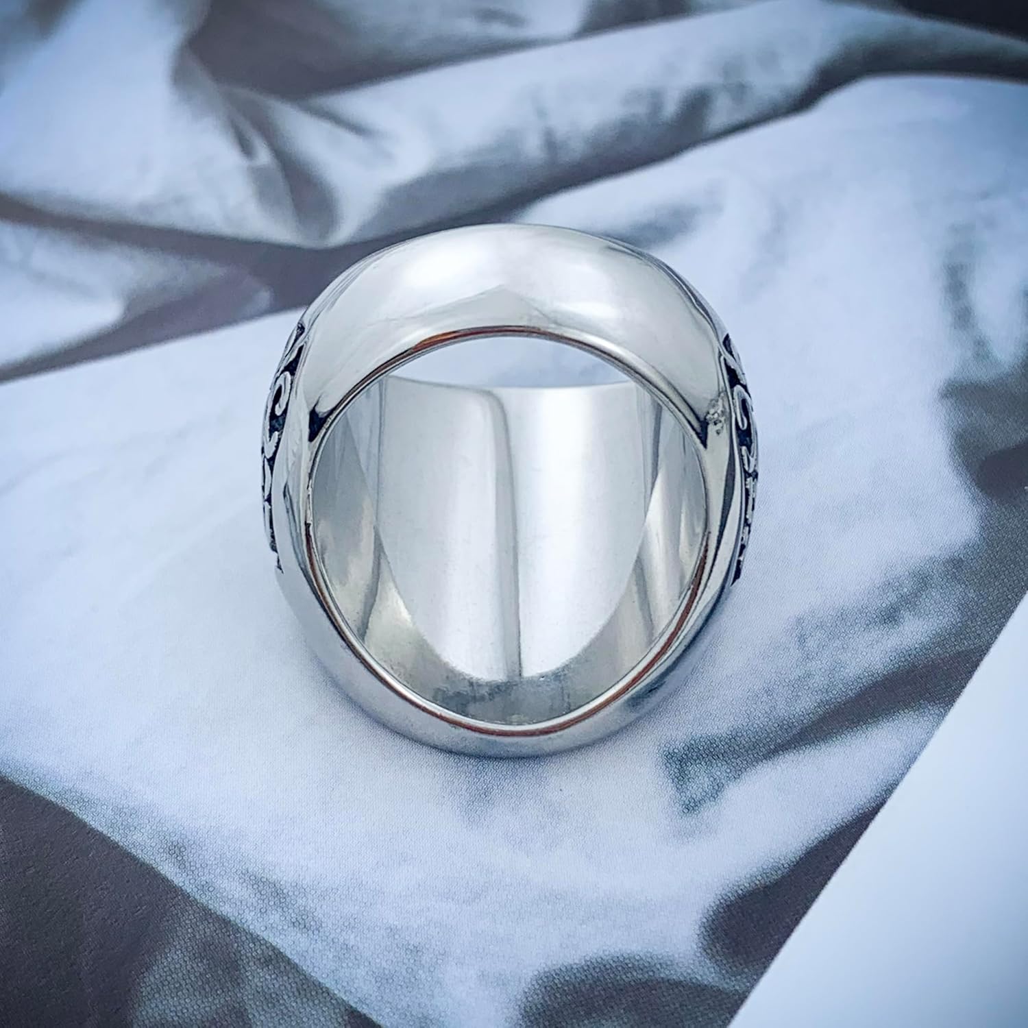 CY Premium Stainless Steel Hunter's Wolf Ring
