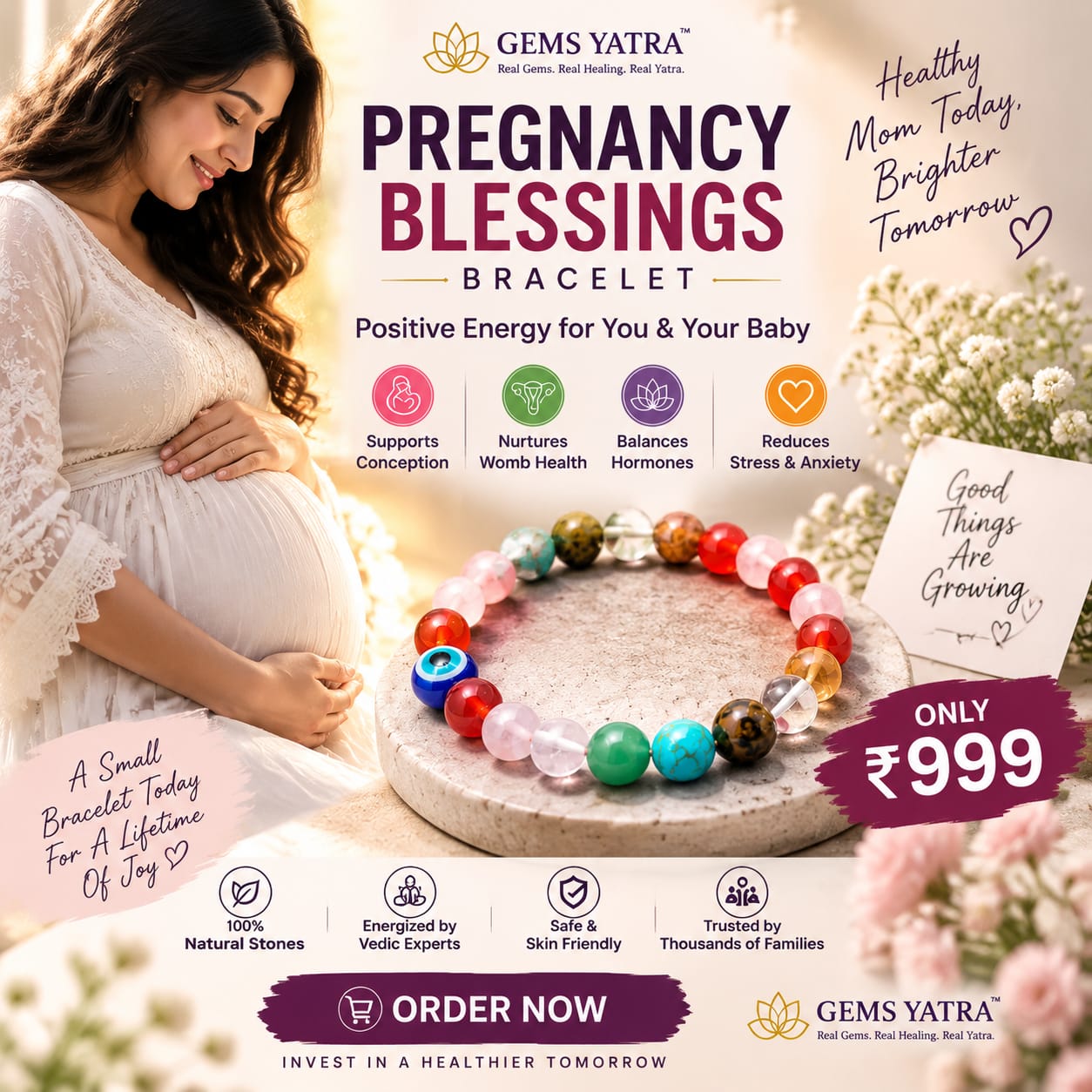 Pregnancy Blessings Bracelet
