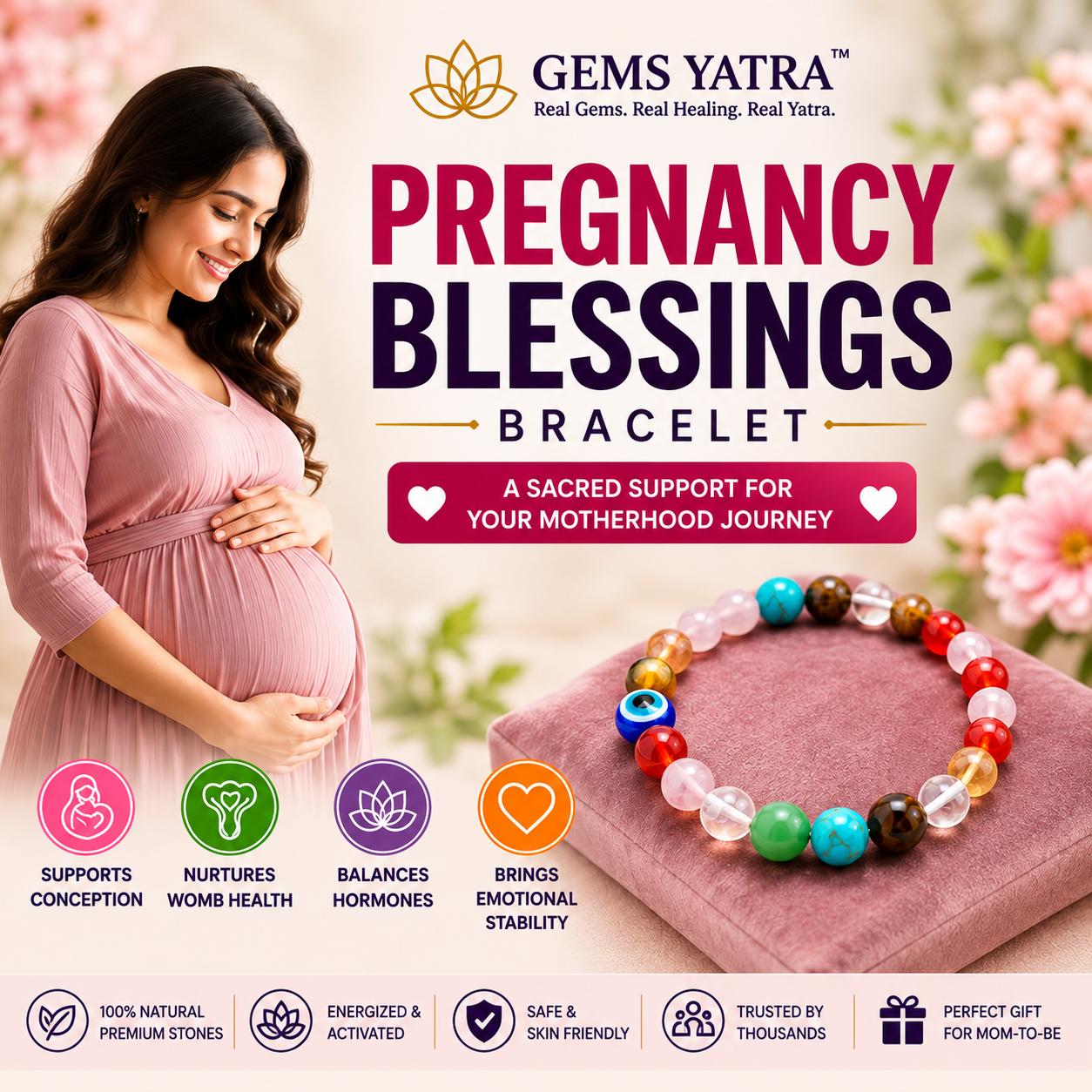Pregnancy Blessings Bracelet
